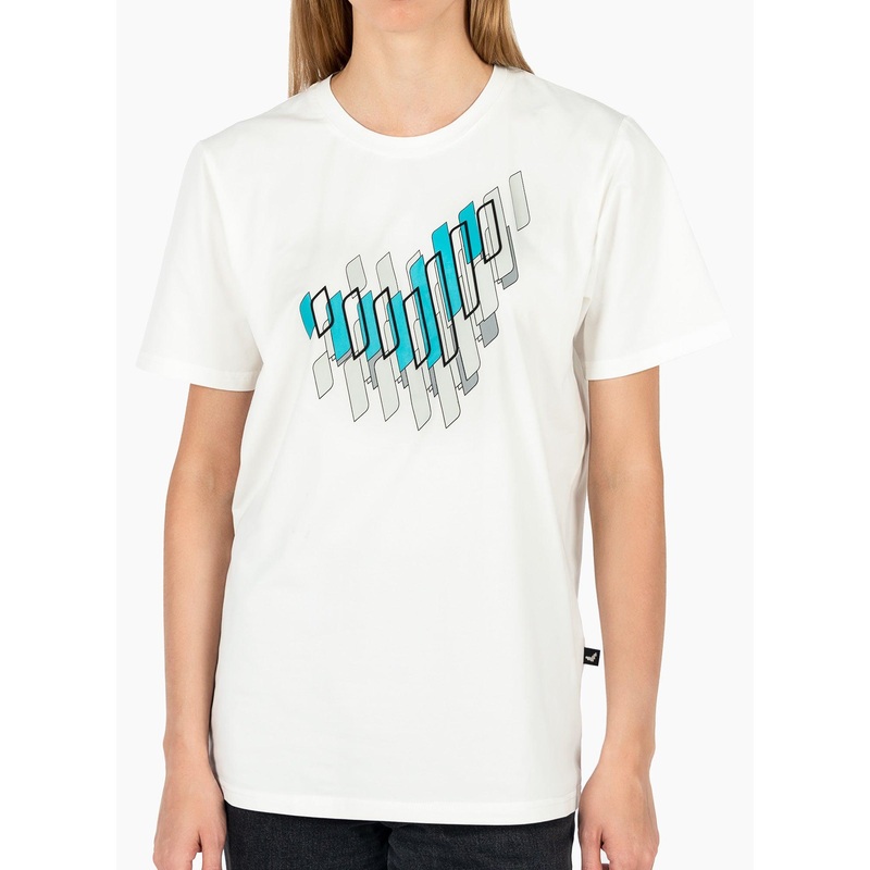 THE EMIRATES NATION Unisex 3D Logo Graphic Tee Extra Large - White