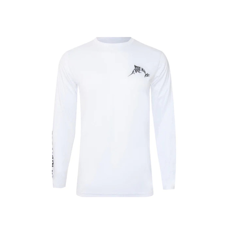 BOB MARLIN GEAR Men's Performance Shirt Rasta Tuna - Extra Large - White