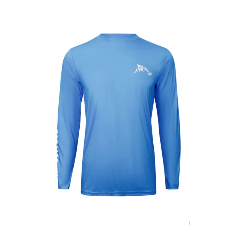 BOB MARLIN GEAR Men's Performance Shirt Ocean Marlin - Double Extra Large - Blue