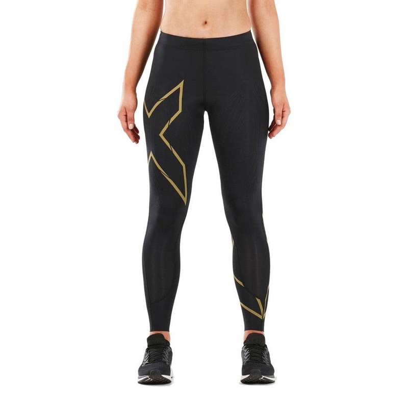 2XU MCS Run Compression Tights Large - Black/Gold