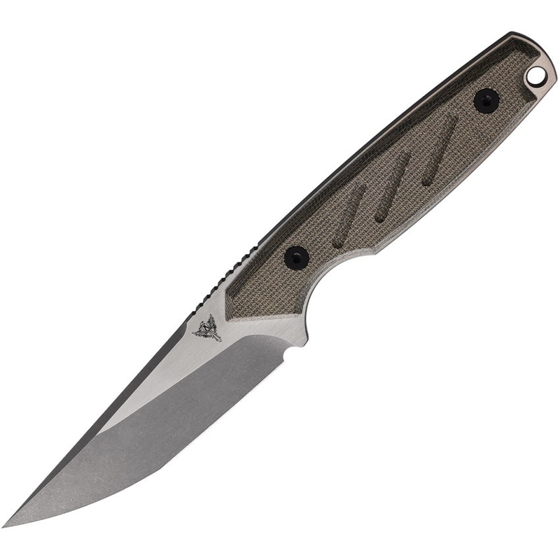 Dirty Bird Knives Fox Mod III Fixed Blade Knife OD Green Micarta 154CM FM3220202   - On Sale
