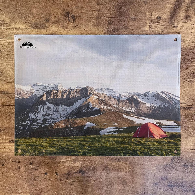 Small Ground Sheet (welcome mat) Custom Printed D50T
