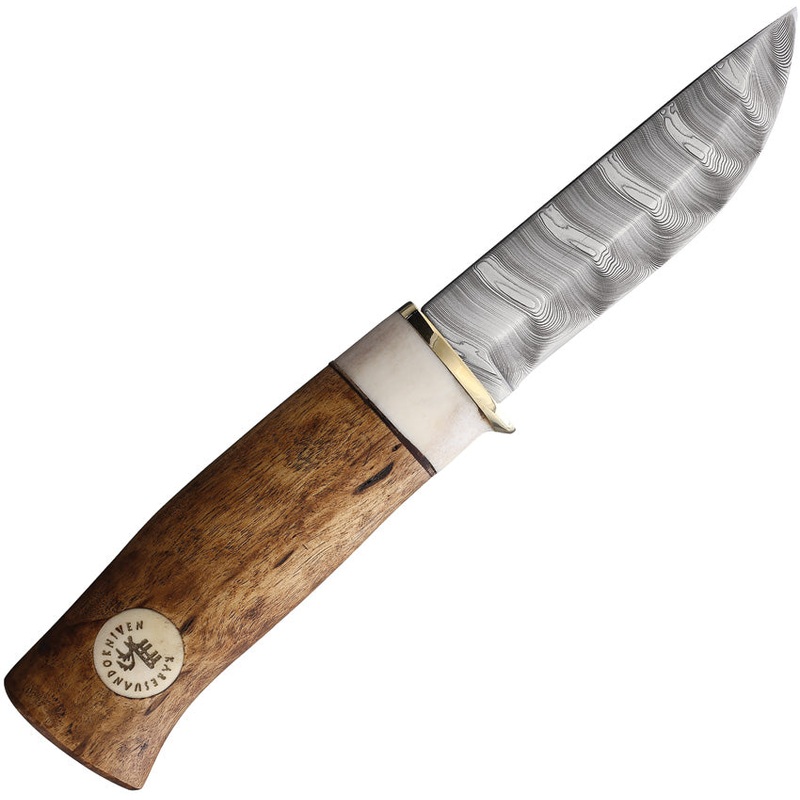 Karesuando Kniven Beaver 8 Dense Twist Fixed Blade Knife Brown Stainless 350106   - On Sale