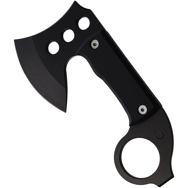 Red Horse Knife Works Karamahawk Black G10 D2 Steel Blade w/ Sheath 027