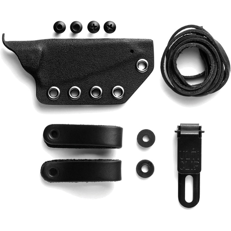 MKM-Maniago Knife Makers Makro 1 Fixed Blade Kydex Belt & Neck Sheath KSMA01