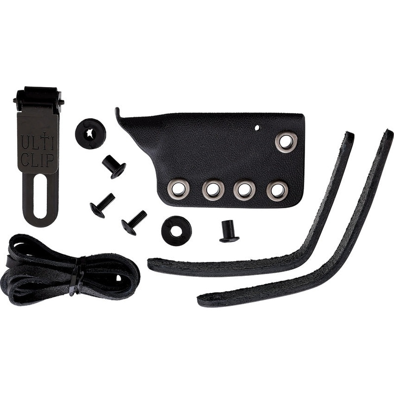 MKM-Maniago Knife Makers Mikro 1 Fixed Blade Kydex Belt & Neck Sheath KSMR01