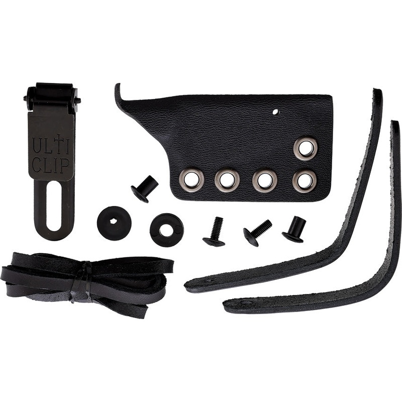 MKM-Maniago Knife Makers Mikro 2 Fixed Blade Kydex Belt & Neck Sheath KSMR02