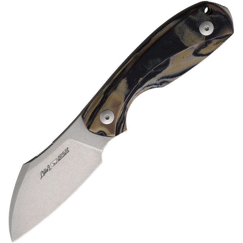 Viper Lille 2 Camoflauge G10 ELMAX Steel Sheepsfoot Fixed Blade Knife 4024GBU    - On Sale