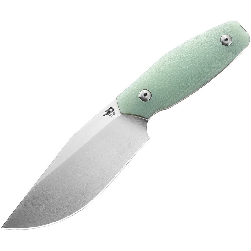Bestech Knives Lignum Artis Jade G10 AUS-8 Fixed Blade Knife w/ Sheath KF03C   - On Sale