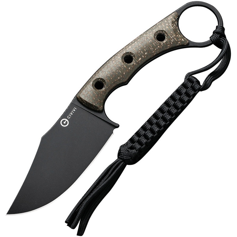 Civivi Midwatch Green Micarta Bohler N690 Fixed Blade Knife w/ Sheath 20059B3