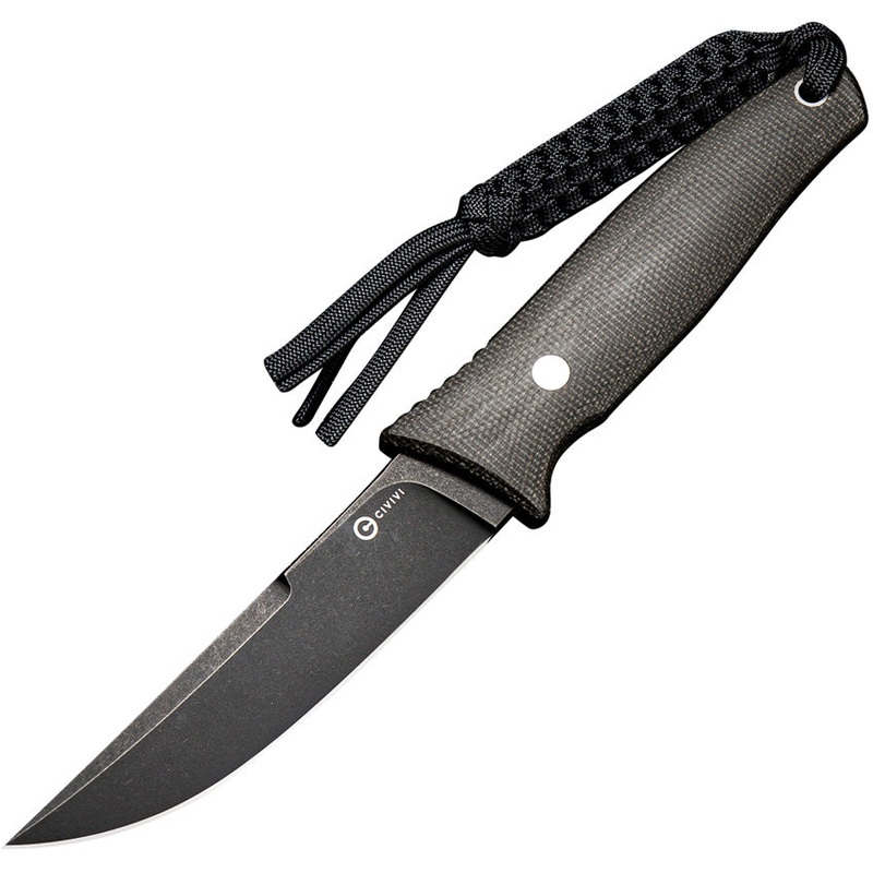 Civivi Tamashii Green Micarta D2 Steel Fixed Blade Knife w/ Kydex Sheath 190464