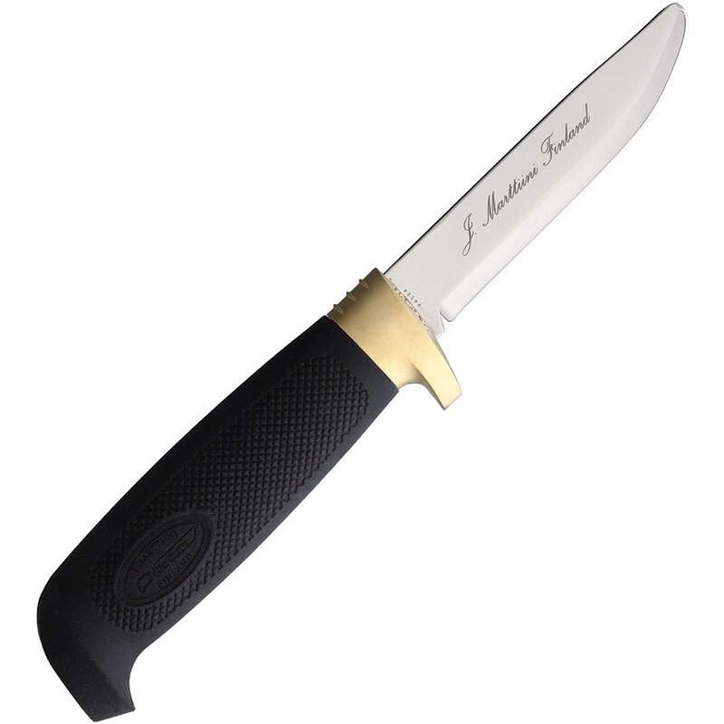 Marttiini Condor Junior Black Stainless Blunt Tip Fixed Blade Knife 186010C