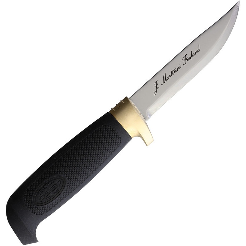 Marttiini Little Condor Black Stainless Fixed Blade Knife w/ Belt Sheath 186011C