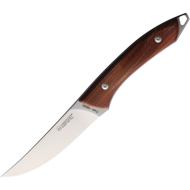 Mercury Trek Santos Wood Bohler N690 Stainless Fixed Blade Knife w/ Sheath 25LSC   - On Sale
