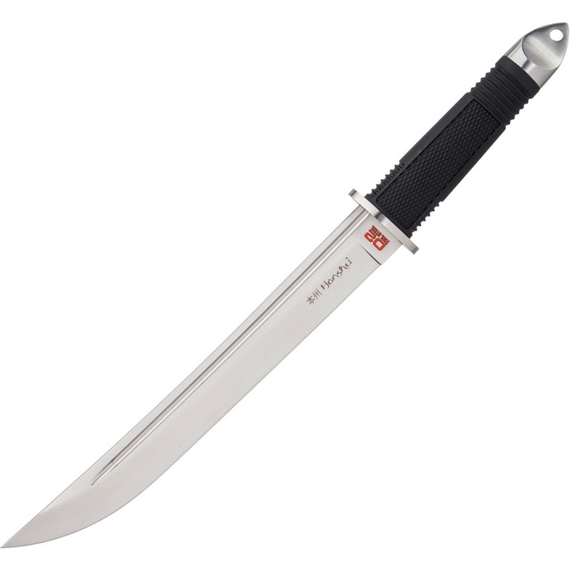 United Cutlery Honshu Black D2 Steel Tanto Fixed Blade Knife w/ Sheath 2629D2