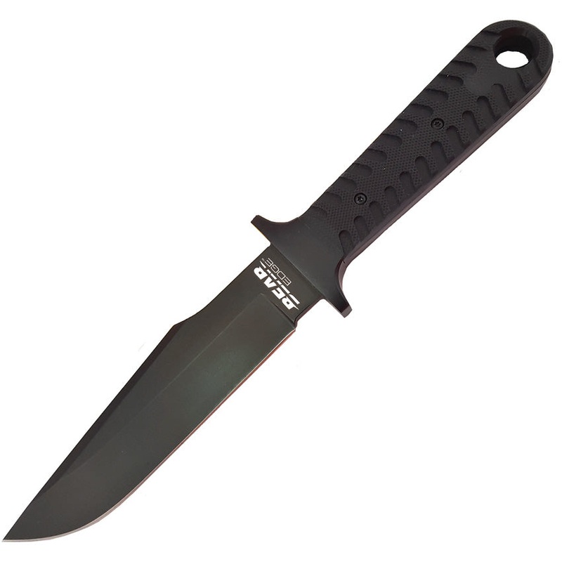 Bear Edge Compact Bowie Black G10 440 Stainless Drop Pt Fixed Blade Knife 61108