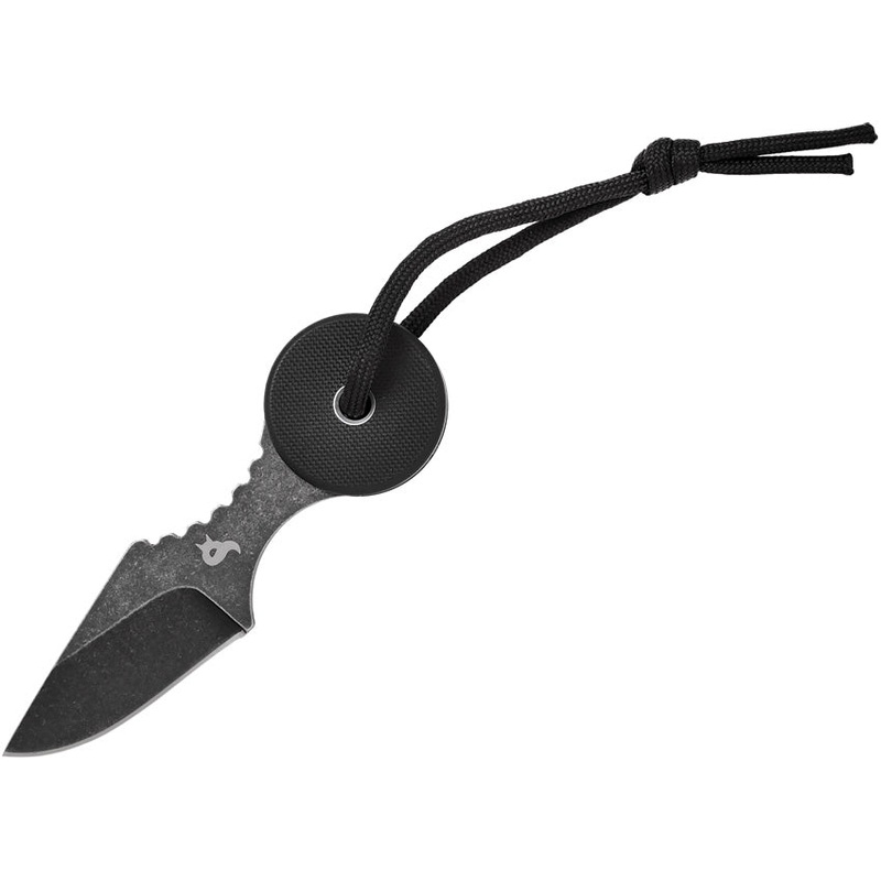 Black Fox Arrow Black G10 440C Stainless Fixed Blade Knife w/ Belt Sheath 753