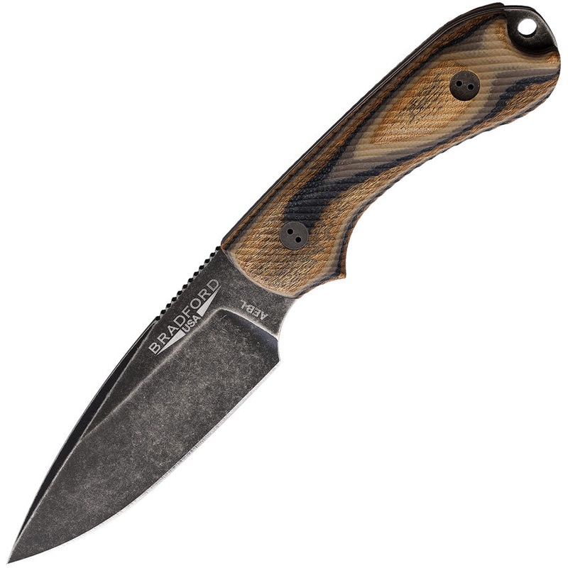 Bradford Knives Guardian 3 Camo G-Wood AEB-L Nimbus Fixed Blade Knife 3FE115NA