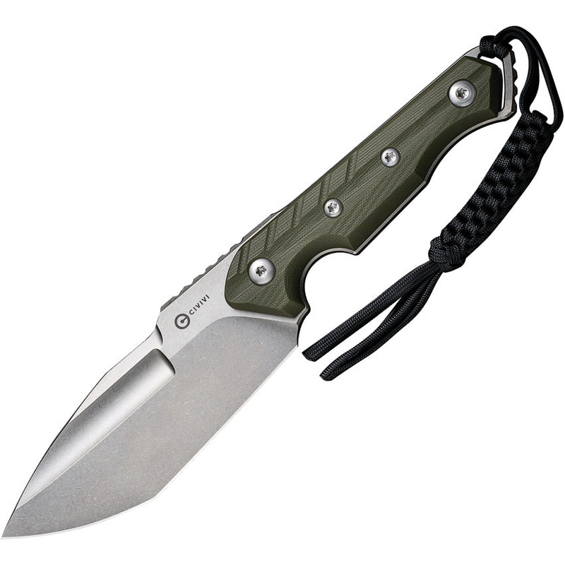 Civivi Maxwell OD Green G10 D2 Steel Spear Pt Fixed Blade Knife w/ Sheath 210402