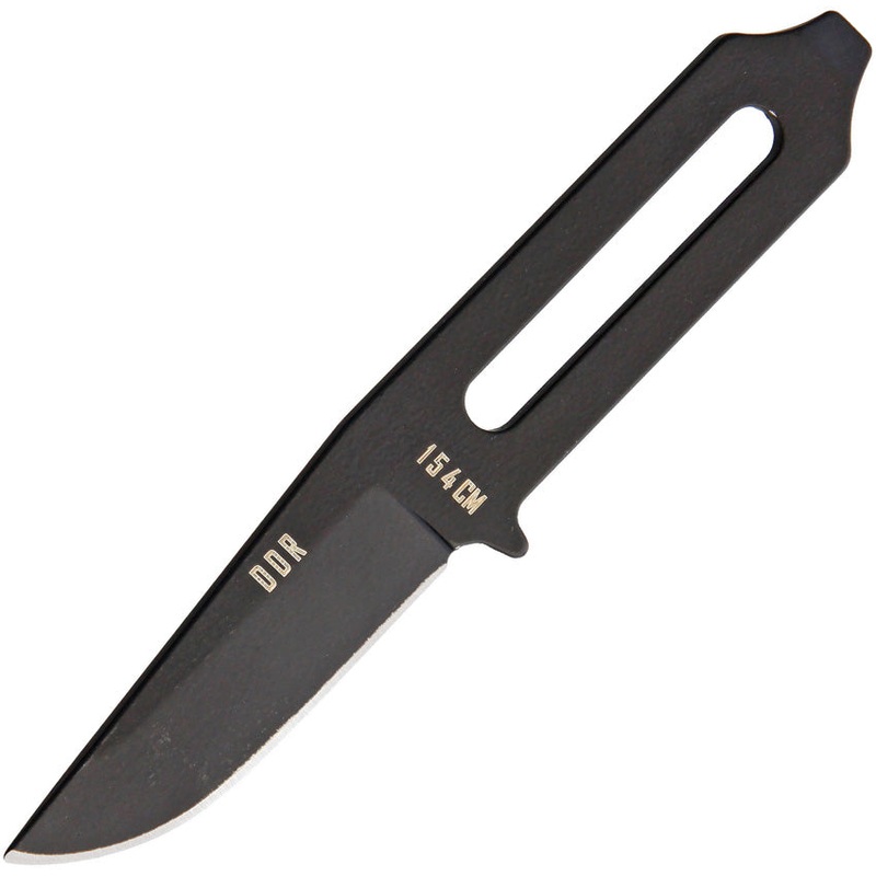 Darrel Ralph Sermon Black 154CM Stainless Fixed Blade Neck Knife w/ Sheath 057