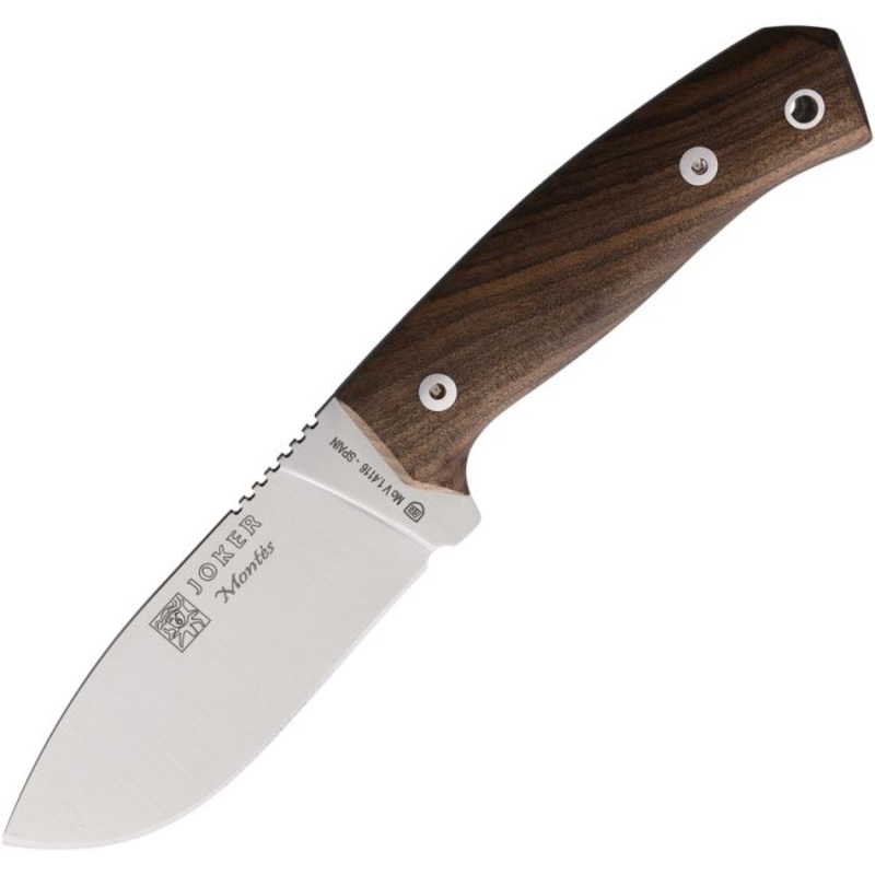 Joker Montes II Outdoor Walnut 1.4116 Stainless Fixed Blade Knife w/ Sheath CN59   - On Sale