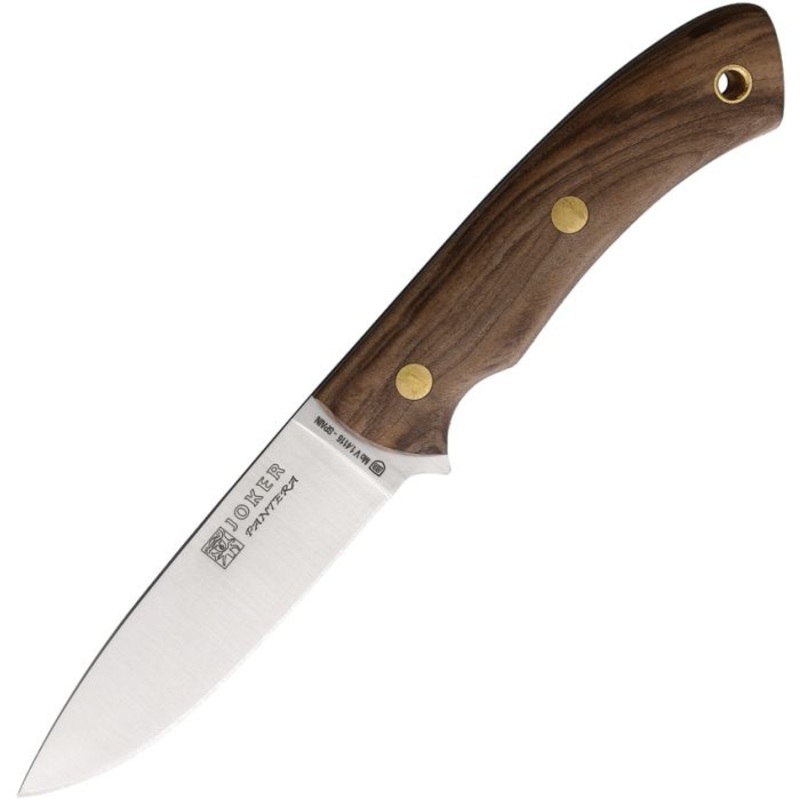 Joker Pantera Outdoor Walnut 1.4116 Stainless Fixed Blade Knife w/ Sheath CN17
