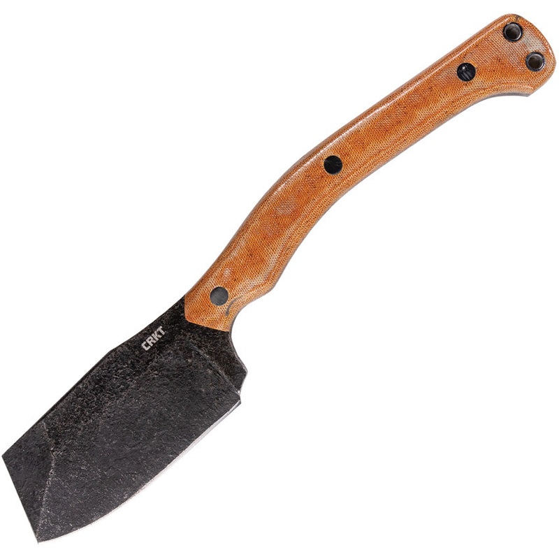CRKT Razel Nax Brown Resin Fiber 1075 Carbon Fixed Blade Knife w/ Sheath 2014