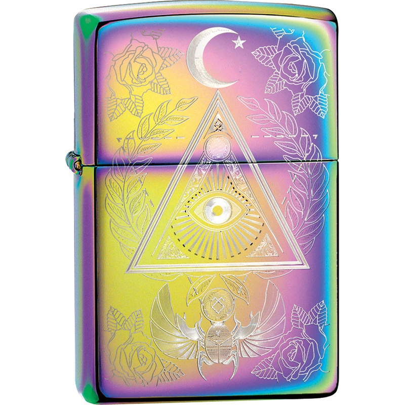 Zippo Eye Of Providence Multi-Color Windproof Lighter 11476