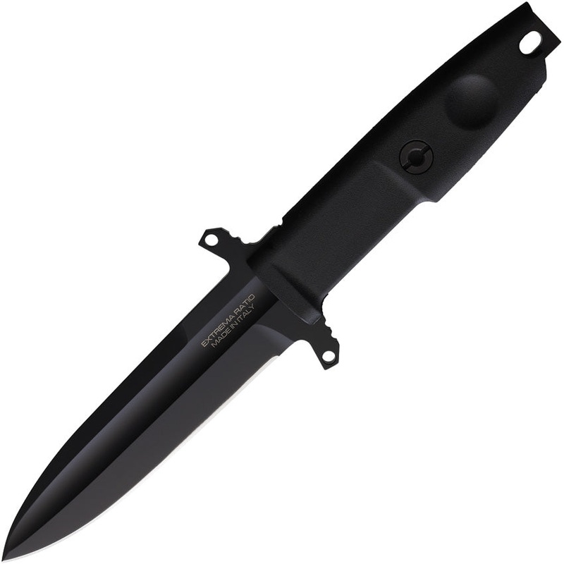 Extrema Ratio Defender 2 Black Bohler N690 Fixed Blade Knife w/ Sheath 0489BLK