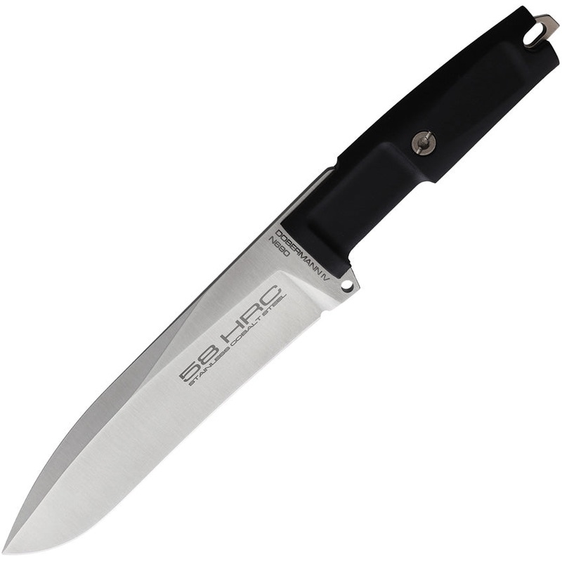 Extrema Ratio Doberman IVBlack Satin Bohler N690 Fixed Blade Knife 0184SAT