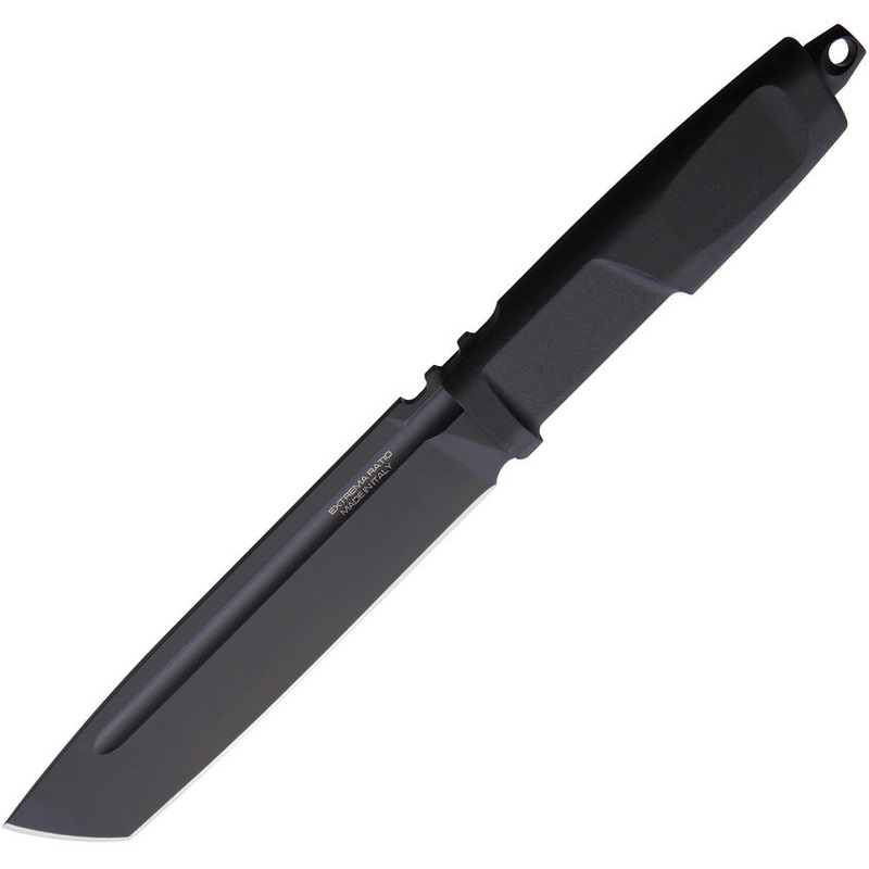 Extrema Ratio Giant Mamba Black Bohler N690 Tanto Fixed Blade Knife 0218BLK