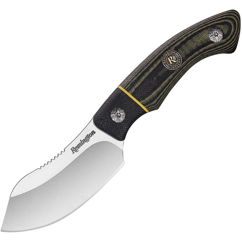 Remington Caping Hunter Black & Green G10 Stainless Fixed Blade Knife 15637