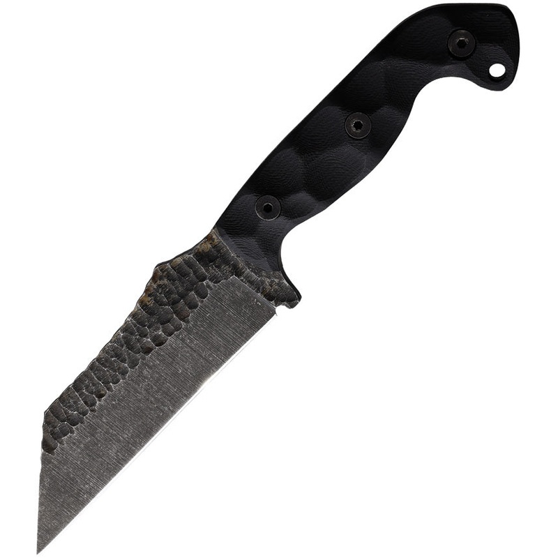 Stroup Knives TU3 Black G10 1095HC Fixed Blade Knife w/ Kydex Sheath PTU3BG10S
