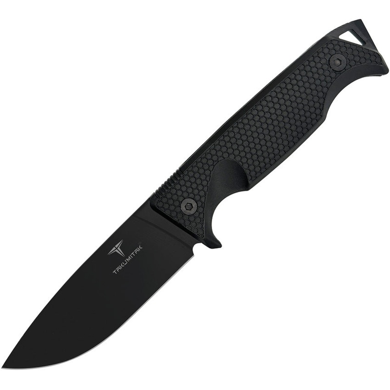 Takumitak Easy Night Blackout FRN 3Cr13 Stainless Fixed Blade Knife w/ Sheath F304