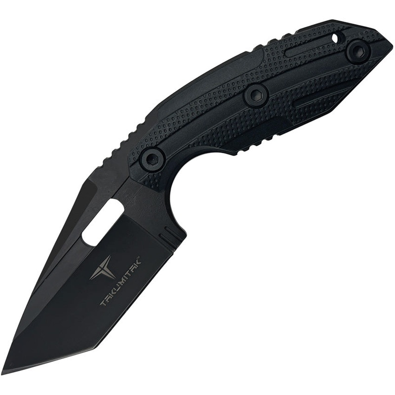 Takumitak Muted Blackout FRN 3Cr13 Stainless Fixed Blade Knife w/ Sheath F3S06