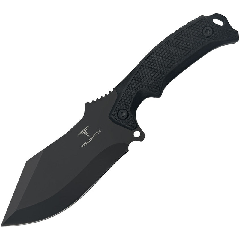 Takumitak Neuter Blackout FRN 3Cr13 Stainless Fixed Blade Knife w/ Sheath F319