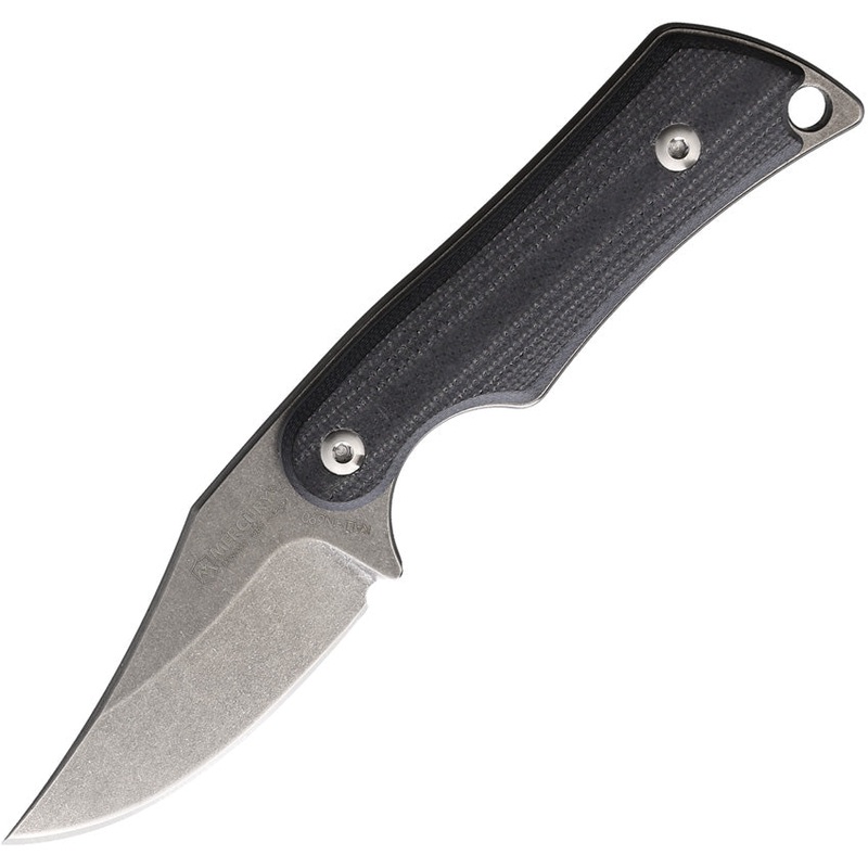 Mercury Kali Black G10 N690 Clip Point Fixed Blade Knife w/ Sheath 9KALICPBKG10   - On Sale