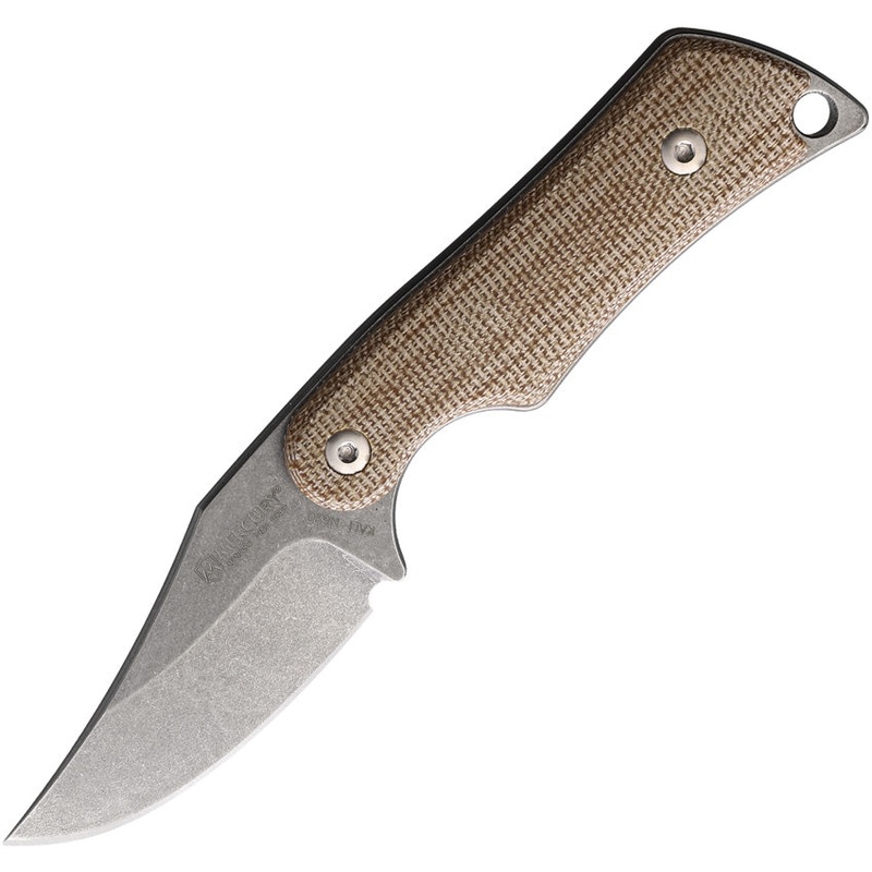 Mercury Kali Brown Micarta N690 Clip Point Fixed Blade Knife w/ Sheath 9KALICPNC   - On Sale