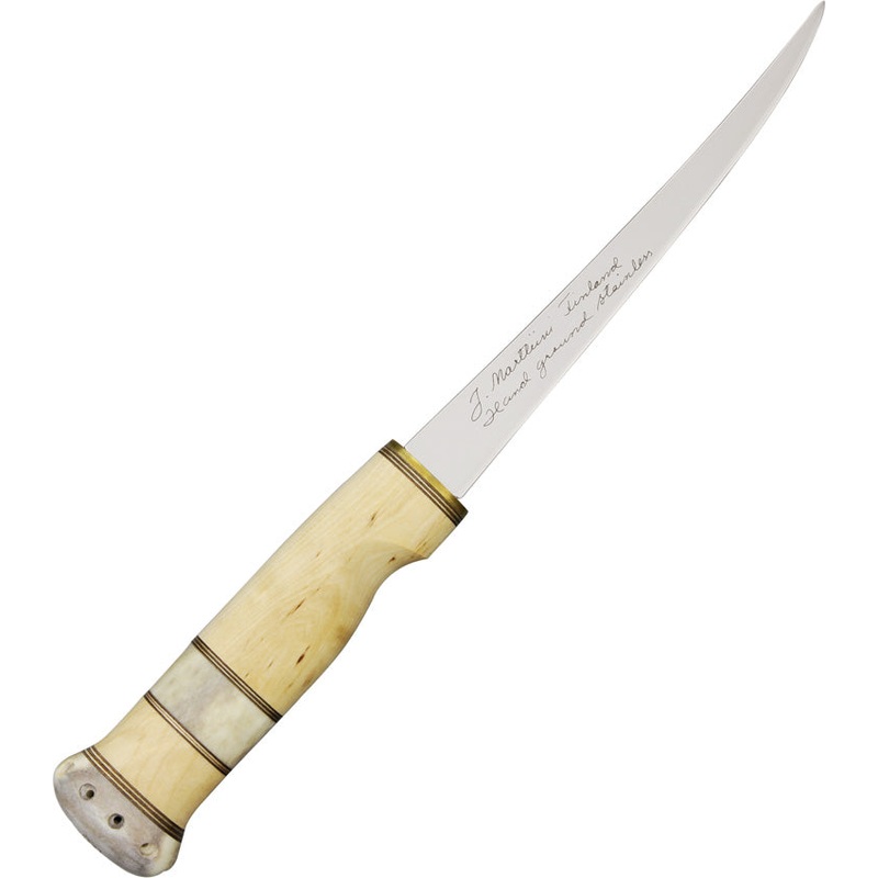 Rapala Witches Tooth Collector Birch Stainless Fixed Blade Fillet Knife 15011