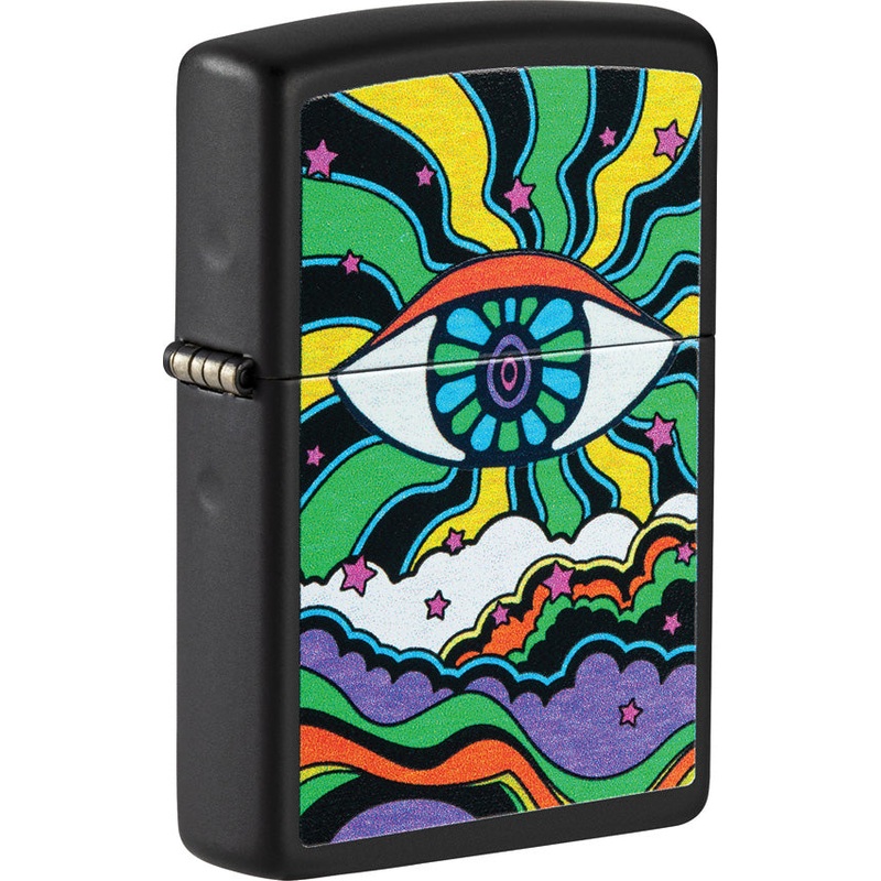 Zippo Black Light Eye Design Multi-Colored Waterproof UV Lighter 70895