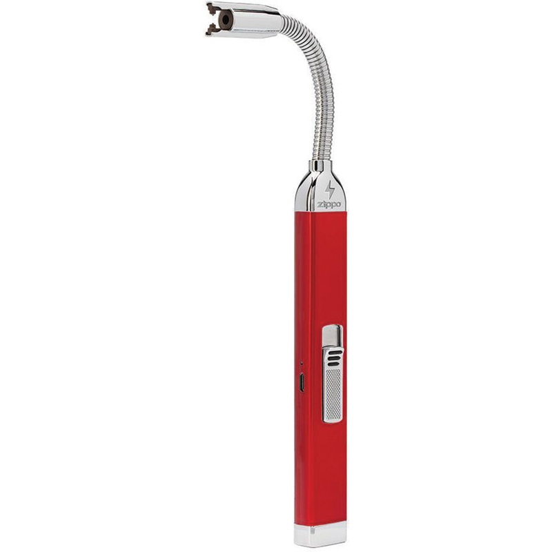 Zippo Candy Apple Red Rechargeable Candle Lighter w/ Charging Cable 08294