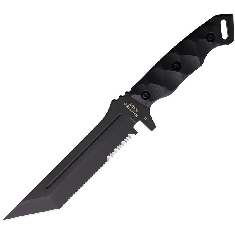 Halfbreed Blades Medium Infantry Black G10 K110 Tool Steel Fixed Blade Knife MIK05