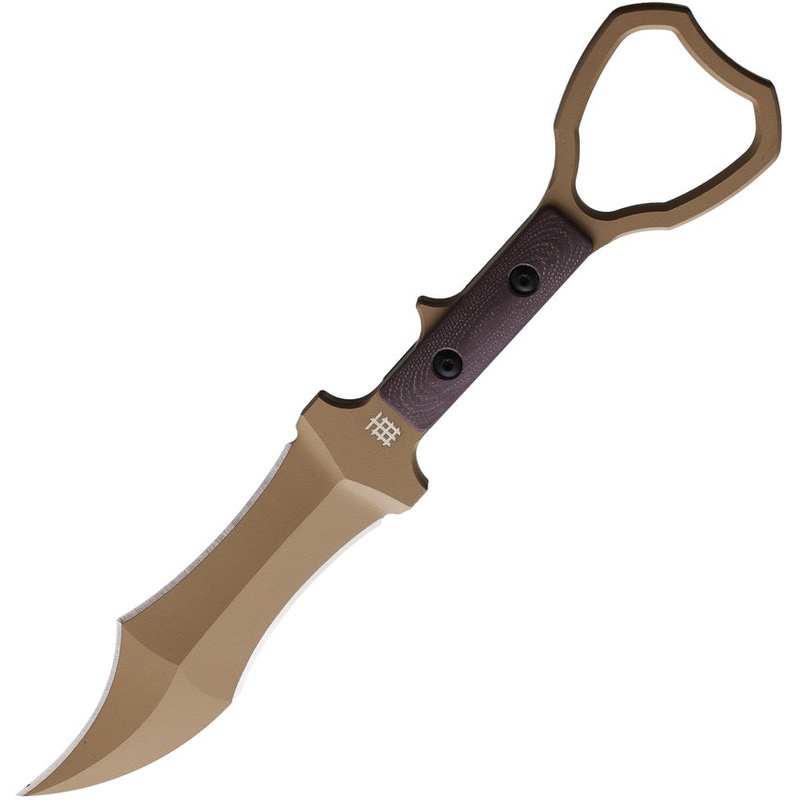 Halfbreed Blades CCK Tuhon Raptor Faded Red G10 K110 Steel Fixed Blade Knife CCK03DE   - On Sale