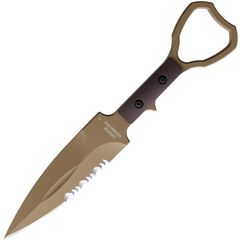 Halfbreed Blades Compact Clearance Faded Red G10 K110 Steel Fixed Blade Knife CCK01DE   - On Sale