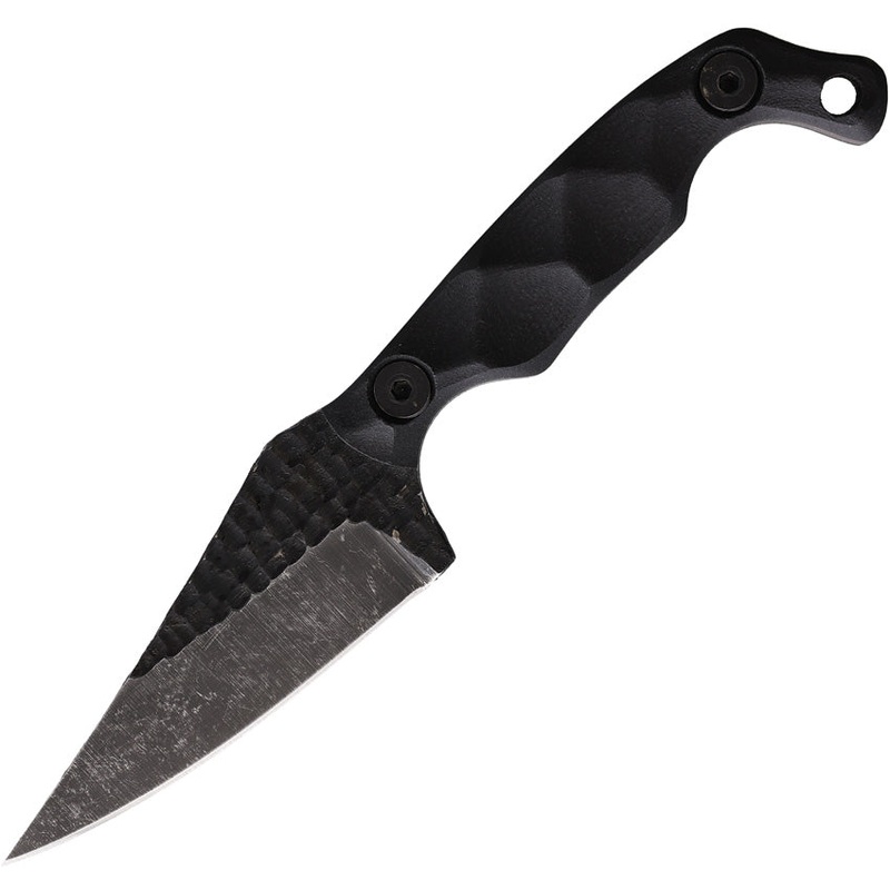 Stroup Knives Mini Mod 1 Black G10 1095 Fixed Blade Knife w/ Sheath MINI1BG10S