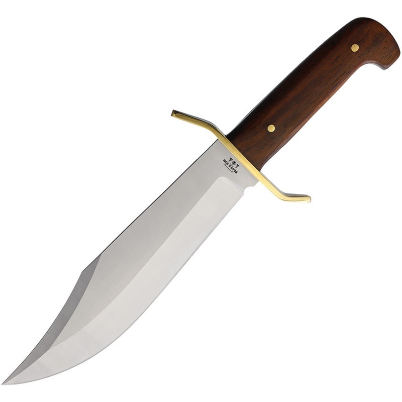 Bear & Son Cocobola Gold Rush Bowie Cocobolo Wood 12C27 Fixed Blade Knife CB0034