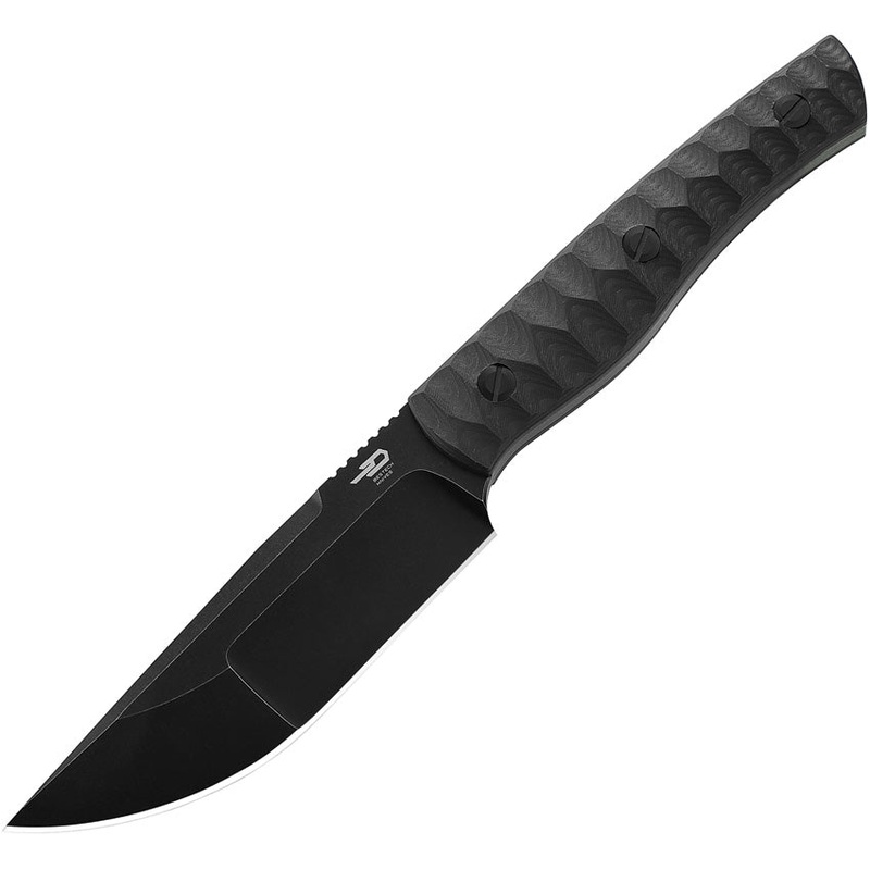 Bestech Knives Heidi Blacksmith 2 Carbon Fiber S35VN Fixed Blade Knife KF04B