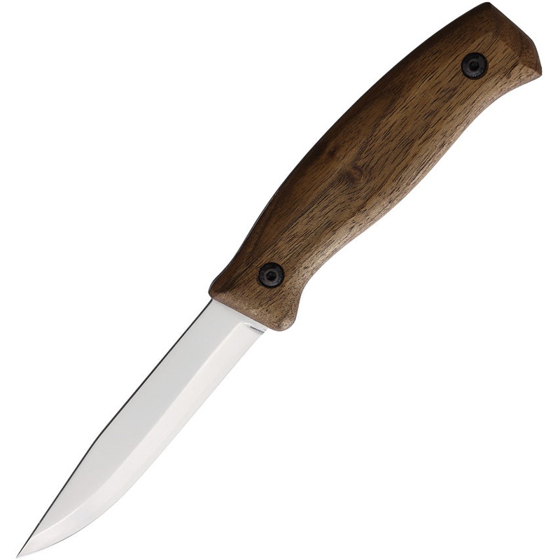BPS Knives Camping Fixed Blade Knife Walnut Wood 1066 Carbon Steel BS03CS