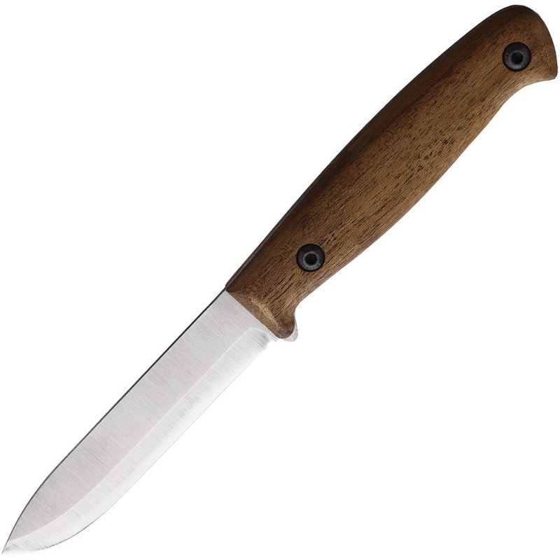 BPS Knives Compact Camping Fixed Blade Knife Walnut 5Cr14MoV Steel BS01FTSSS
