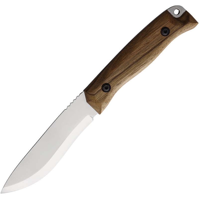 BPS Knives Compact Hunting Fixed Blade Knife Walnut 5Cr14MoV Clip Point HK01SS